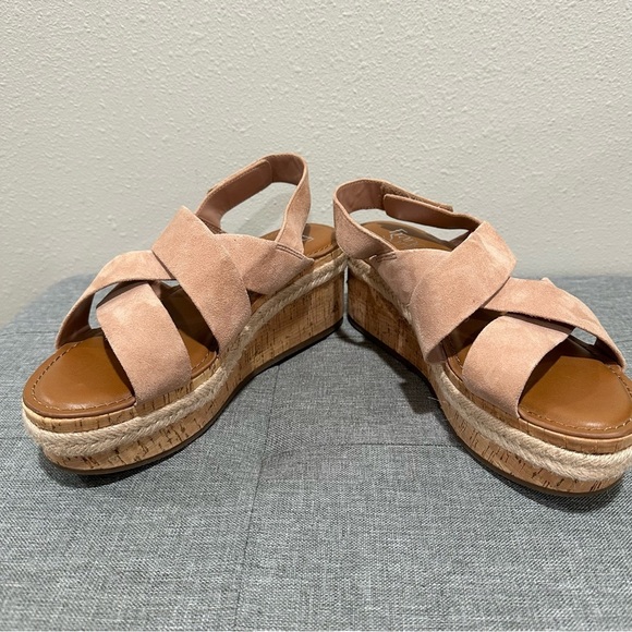 Franco Sarto Nessa Espadrille Wedge Sandals - Picture 3 of 11